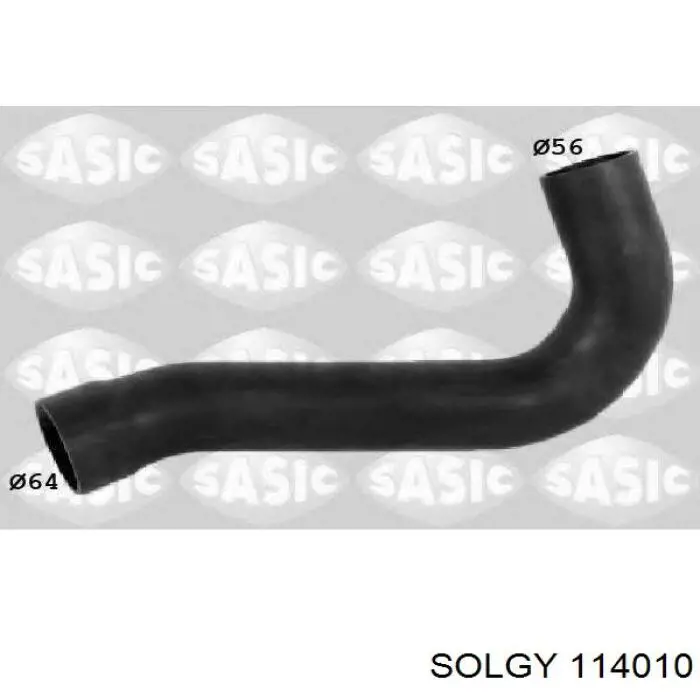 114010 Solgy tubo flexible de aspiración, cuerpo mariposa