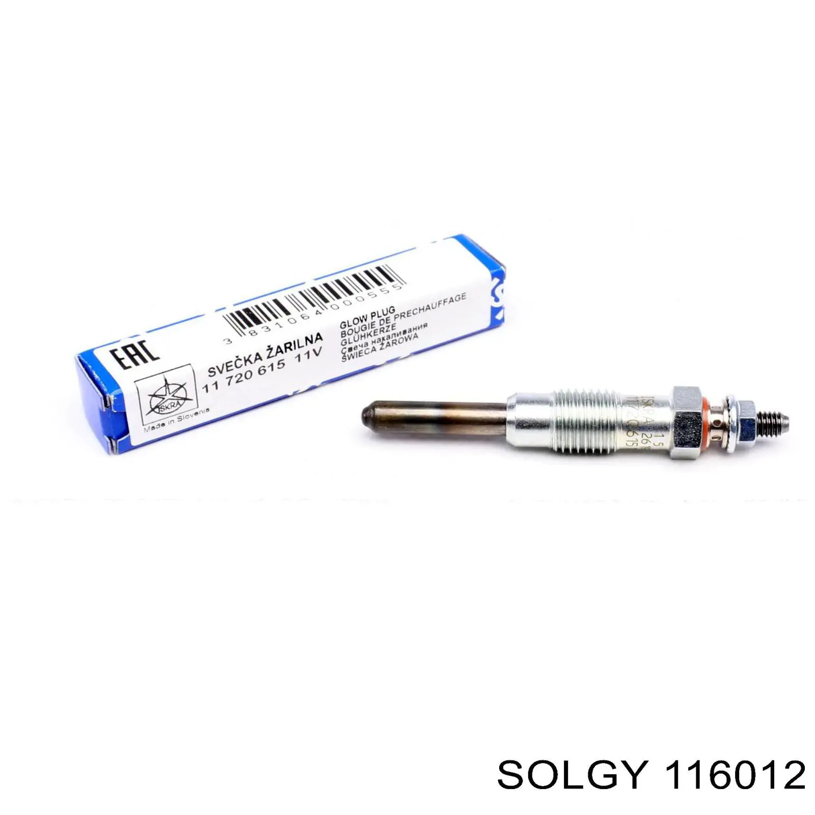 Bujía de incandescencia Peugeot 206 2A/C