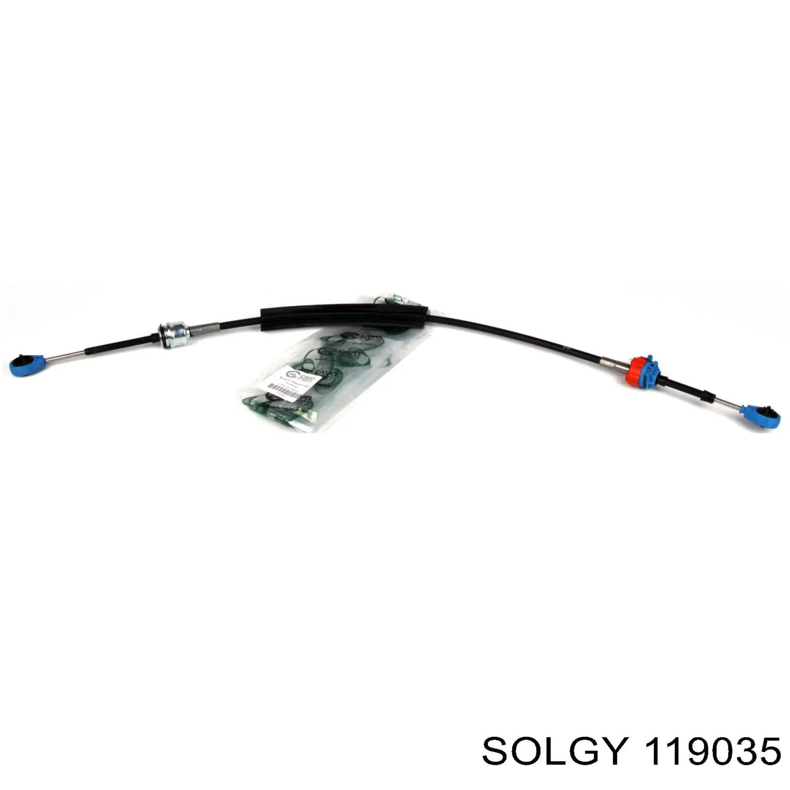 119035 Solgy cable de accionamiento, caja de cambios (selección de marcha)