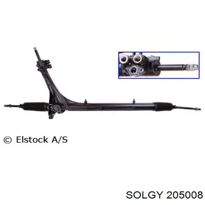 205008 Solgy Cremallera caja de direccion
