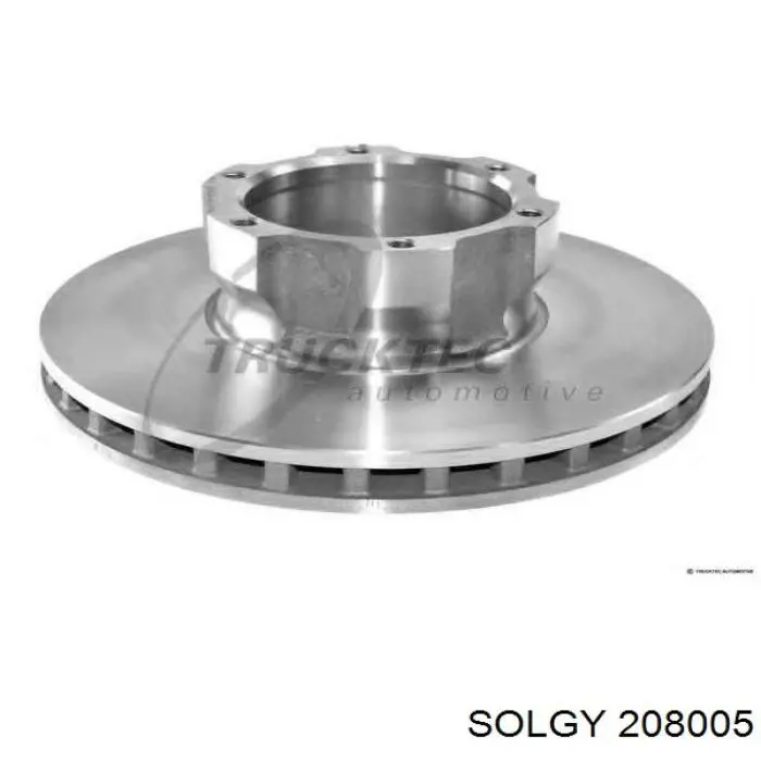 208005 Solgy disco de freno delantero