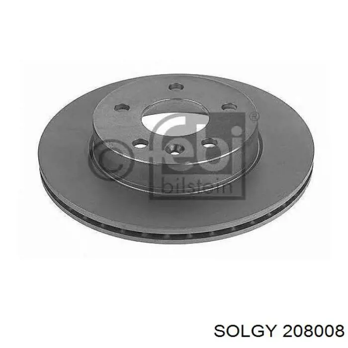 208008 Solgy disco de freno delantero