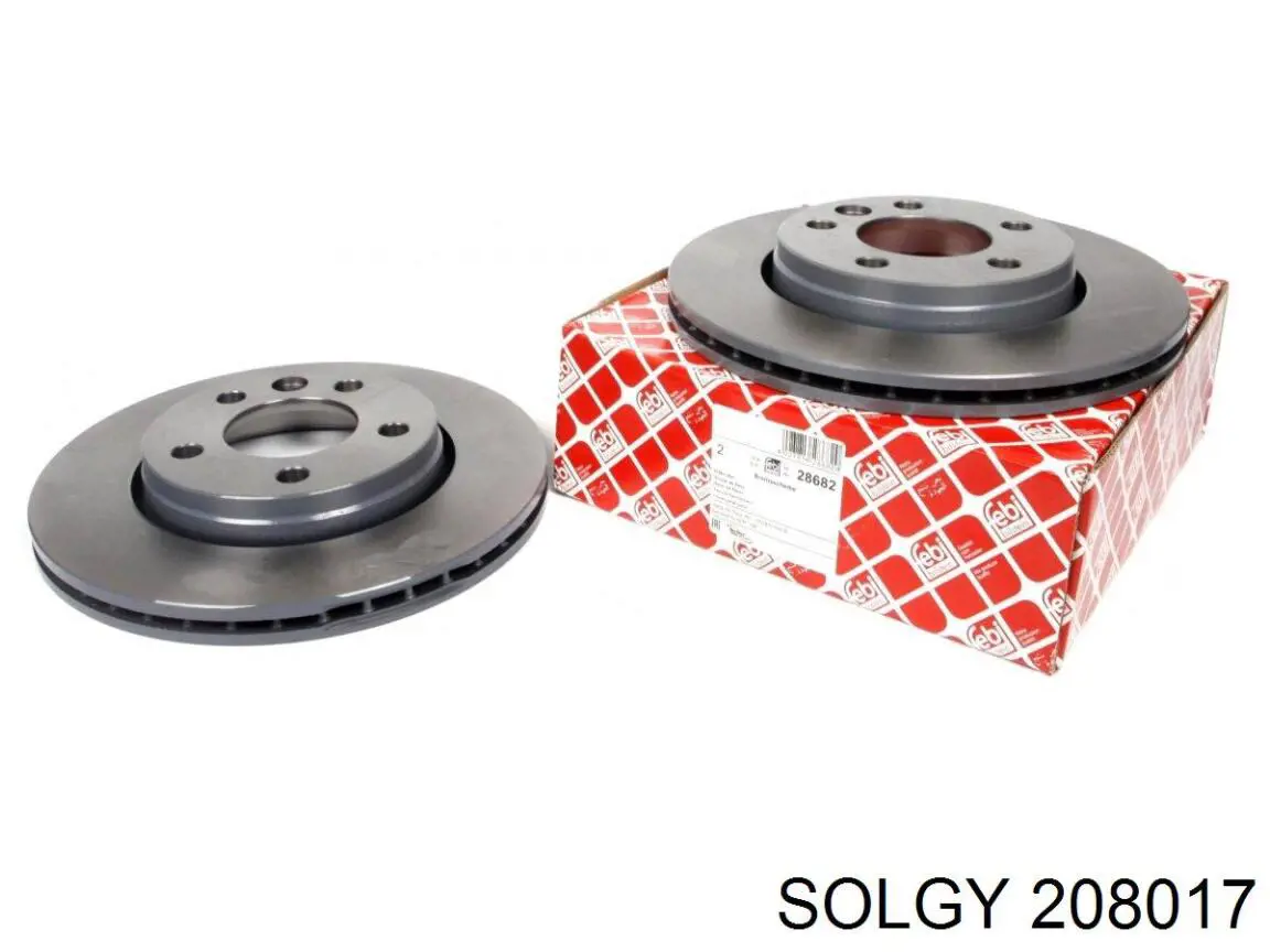 Disco de freno trasero Solgy 208017 precio, desde 37,75 EUR