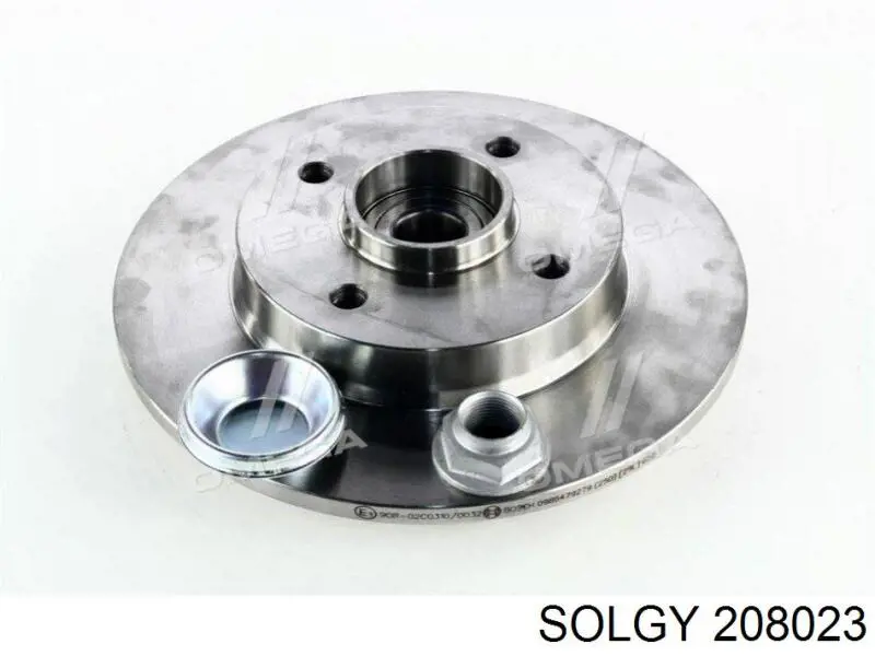 208023 Solgy Freno de disco trasero