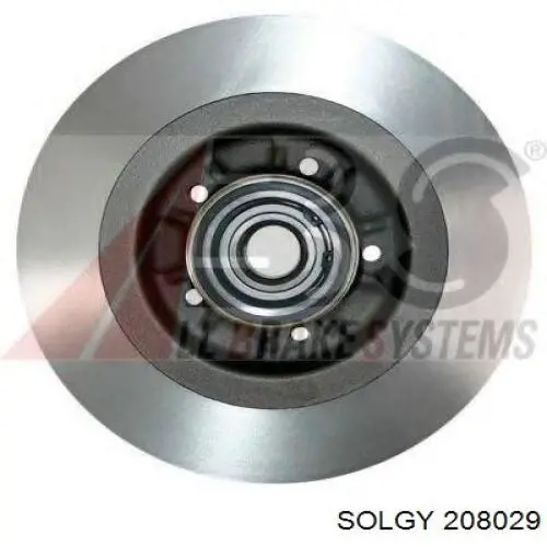 208029 Solgy disco de freno trasero