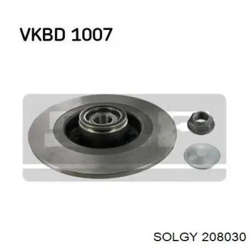 Disco de freno trasero Solgy 208030 precio, desde 65,34 EUR