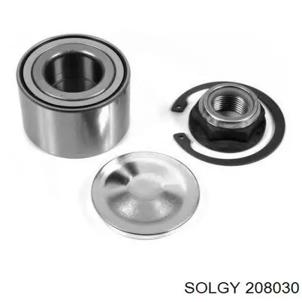 Disco de freno trasero 208030 Solgy