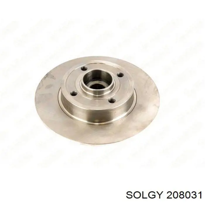 Disco de freno trasero Solgy 208031 precio, desde 60,30 EUR