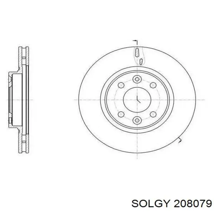 208079 Solgy Discos