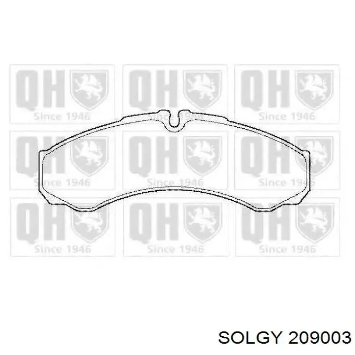 209003 Solgy Pastillas delanteras