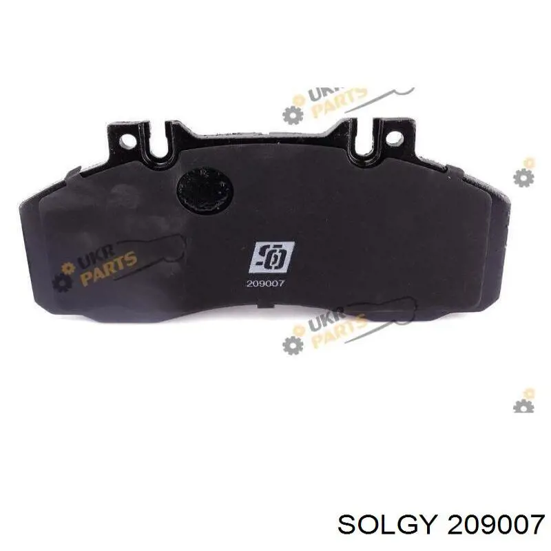 209007 Solgy Pastillas freno traseras
