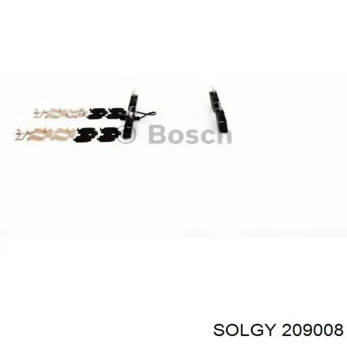 Comprar 209008 Solgy Pastillas de freno traseras