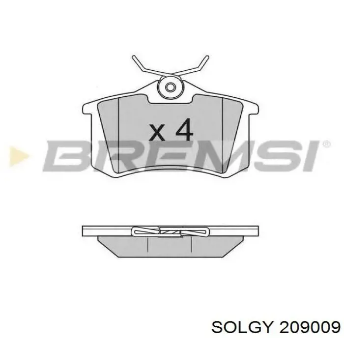 Pastillas traseras de freno Solgy 209009 precio, desde 15,27 EUR