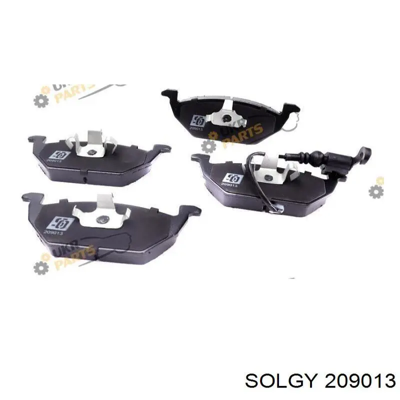 209013 Solgy Pastillas delanteras