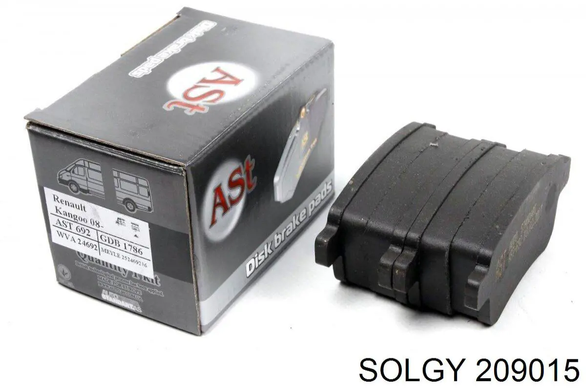 Pastillas traseras de freno Solgy 209015 precio, desde 18,09 EUR