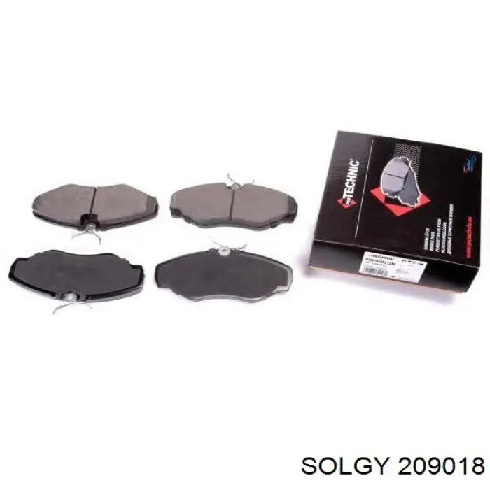 209018 Solgy Pastillas delanteras