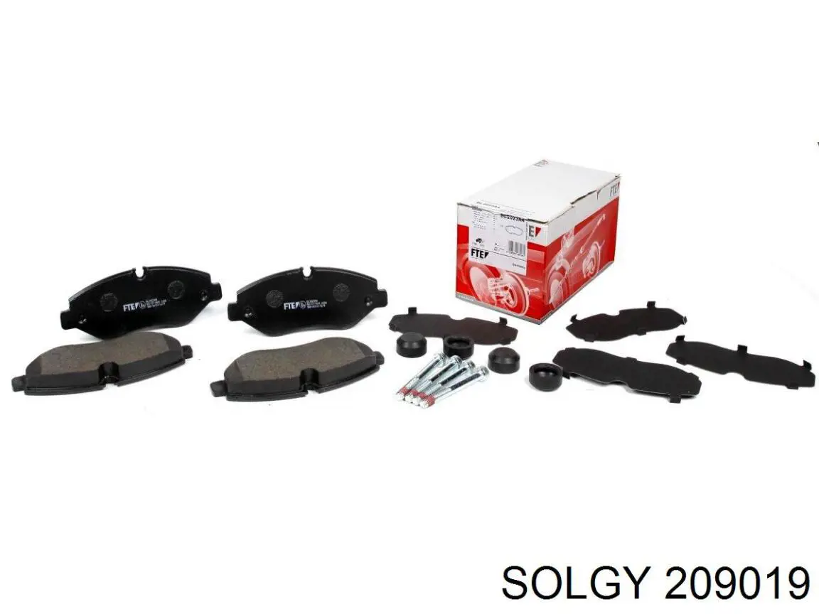 Comprar 209019 Solgy Pastillas delanteras de freno
