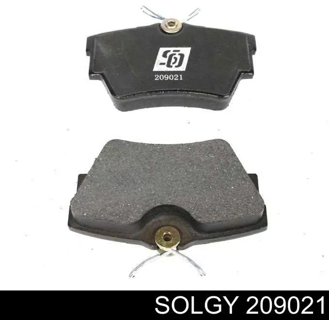 209021 Solgy Pastillas freno traseras