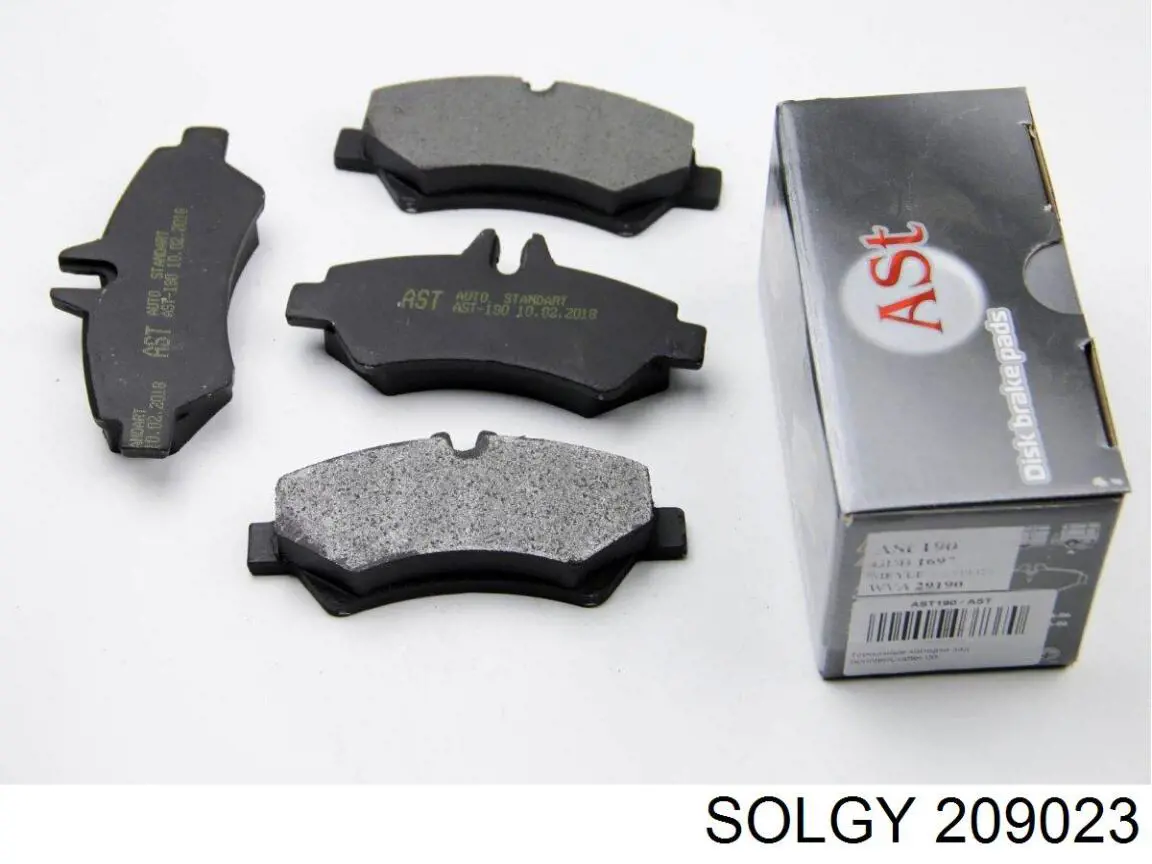 209023 Solgy Pastillas freno traseras