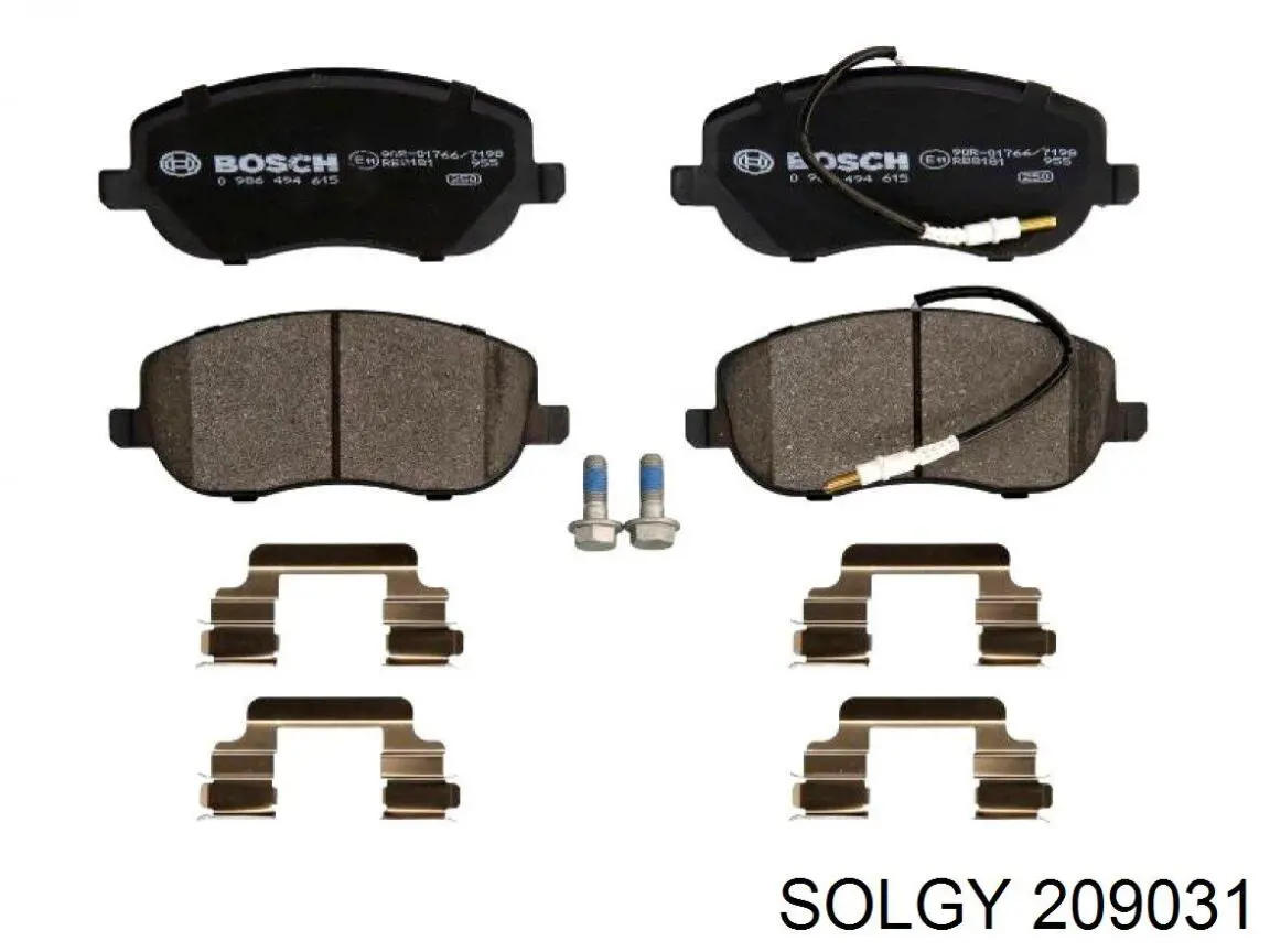 209031 Solgy Pastillas delanteras