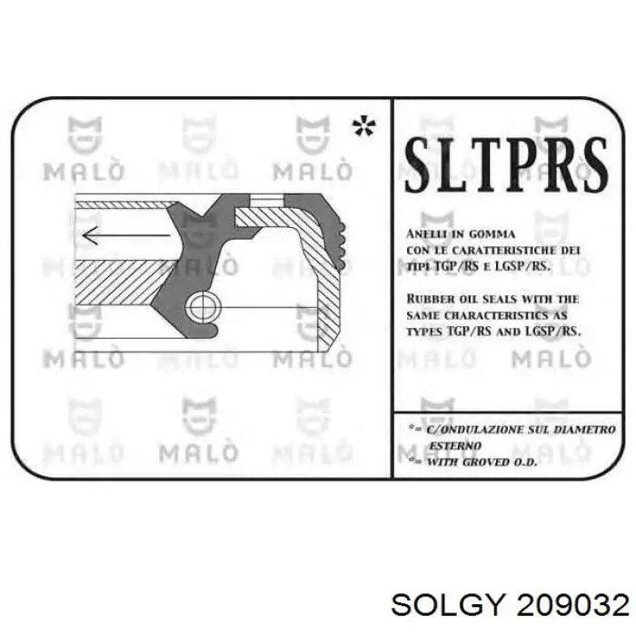 209032 Solgy Pastillas delanteras