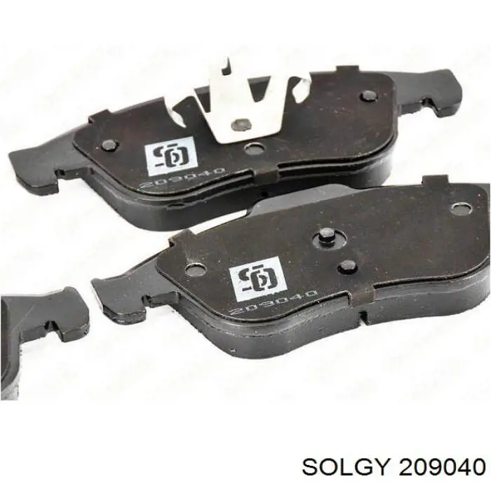 209040 Solgy Pastillas delanteras
