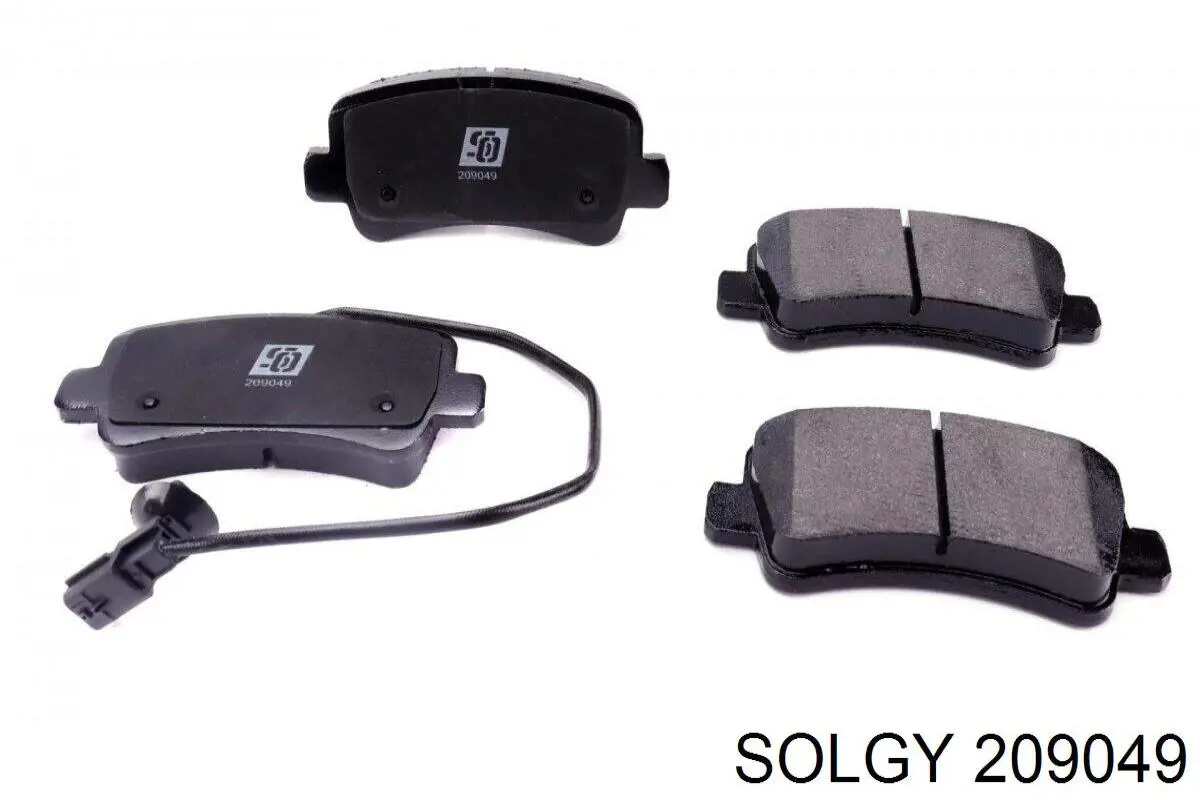 Comprar 209049 Solgy Pastillas de freno traseras
