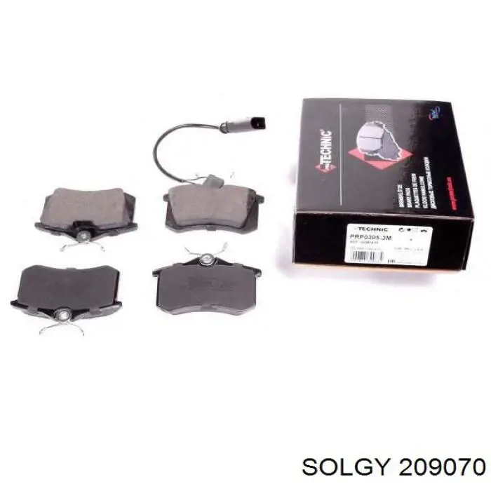 Pastillas traseras de freno Solgy 209070 precio, desde 20,89 EUR