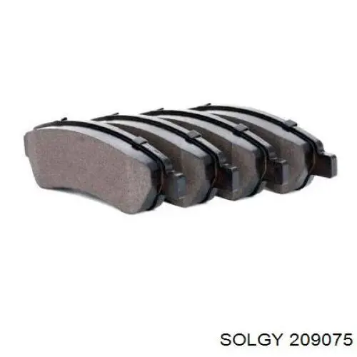 Comprar 209075 Solgy Pastillas de freno traseras