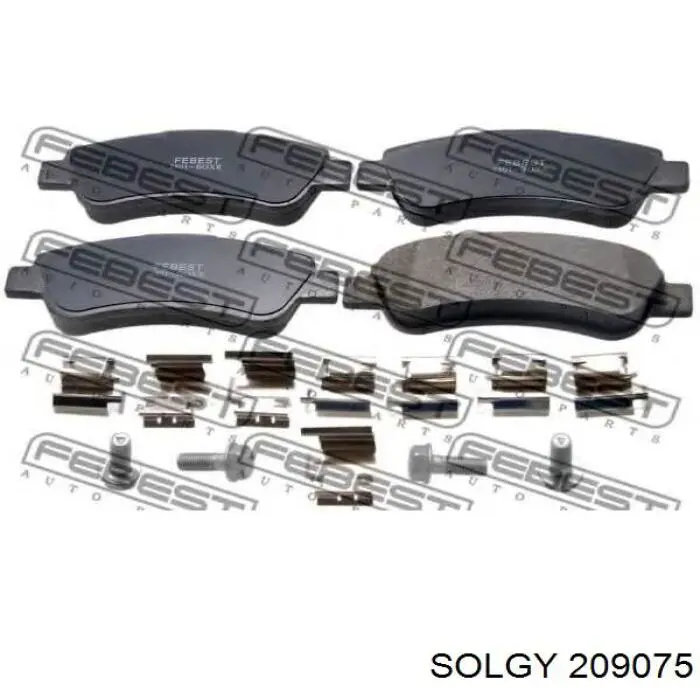 Pastillas traseras de freno Solgy 209075 precio, desde 21,33 EUR
