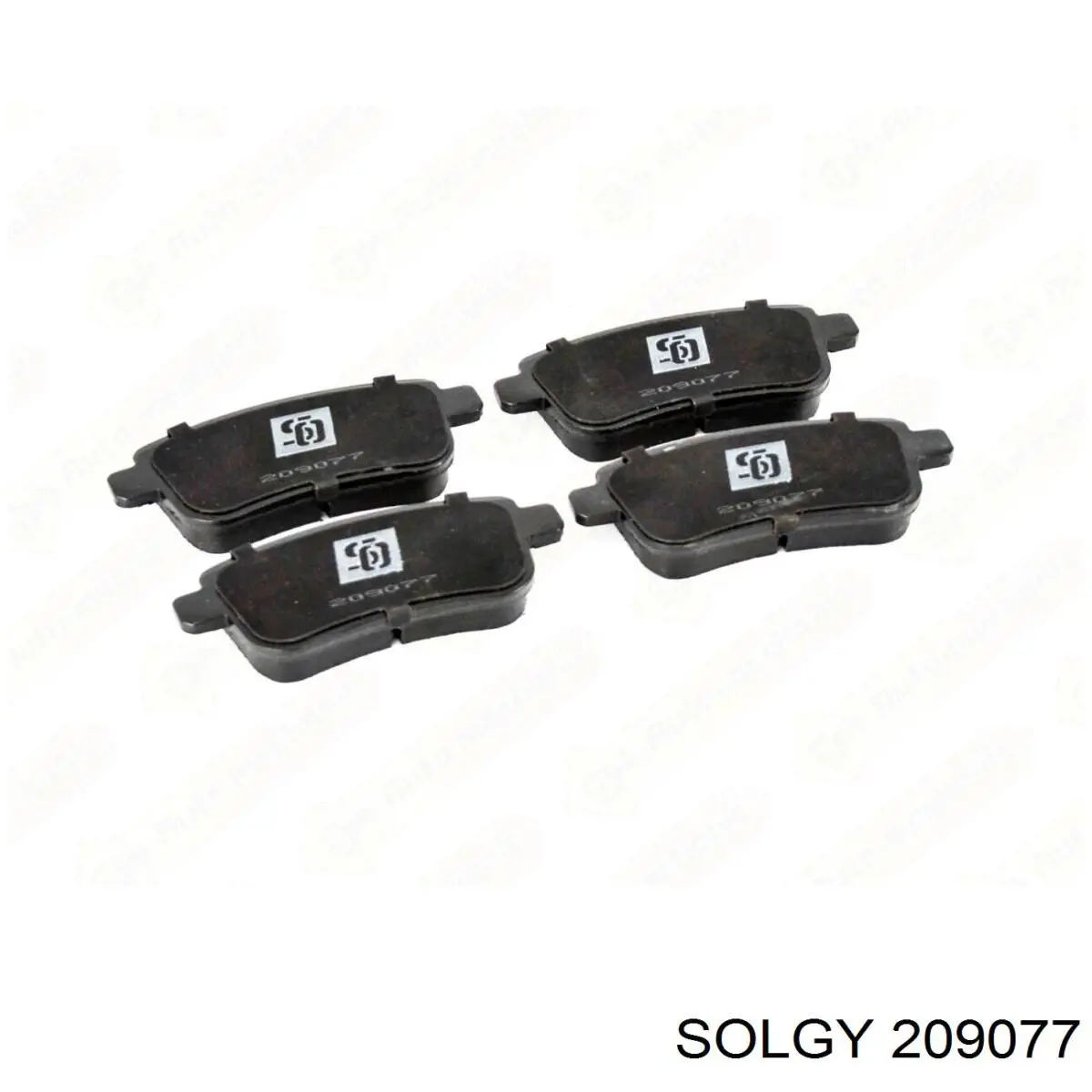 Comprar 209077 Solgy Pastillas de freno traseras