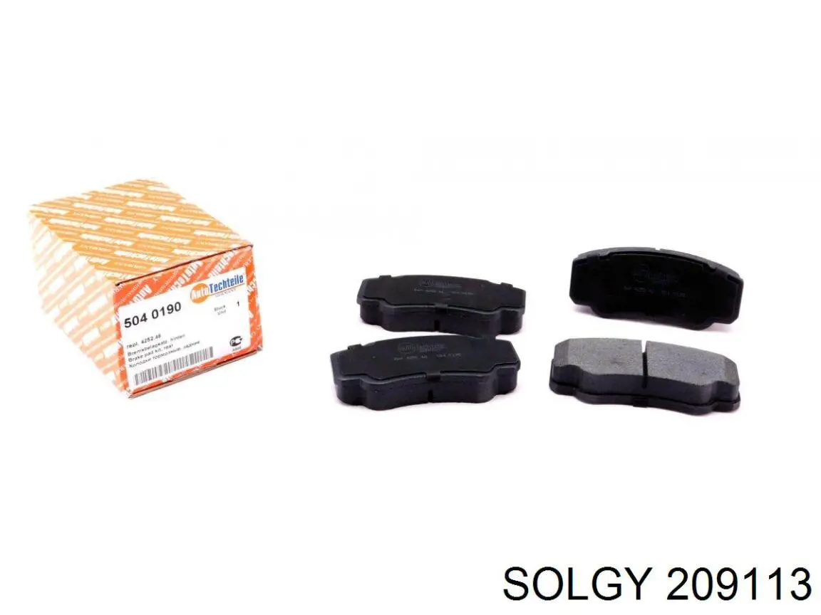 Comprar 209113 Solgy Pastillas de freno traseras
