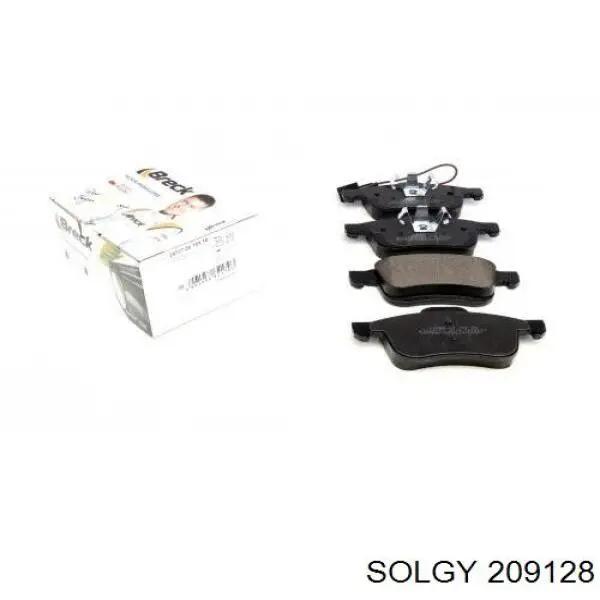 209128 Solgy Pastillas delanteras