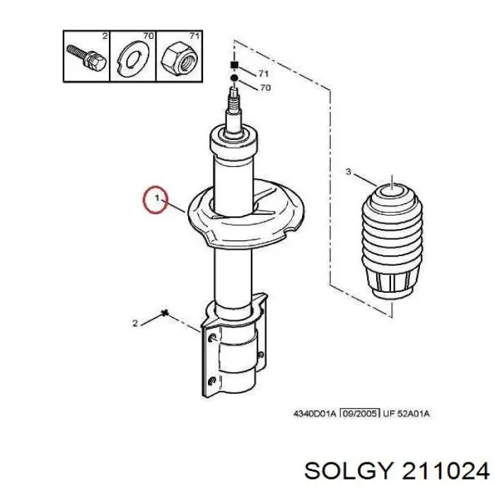 211024 Solgy amortiguador delantero