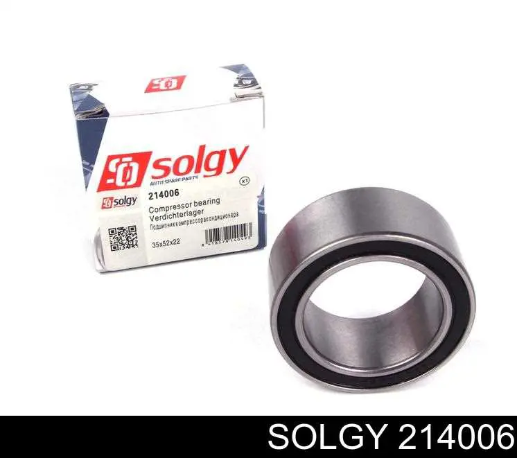 Comprar 214006 Solgy Cojinete del embrague del compresor de aire acondicionado
