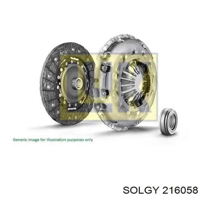 216058 Solgy cojinete de rueda delantero