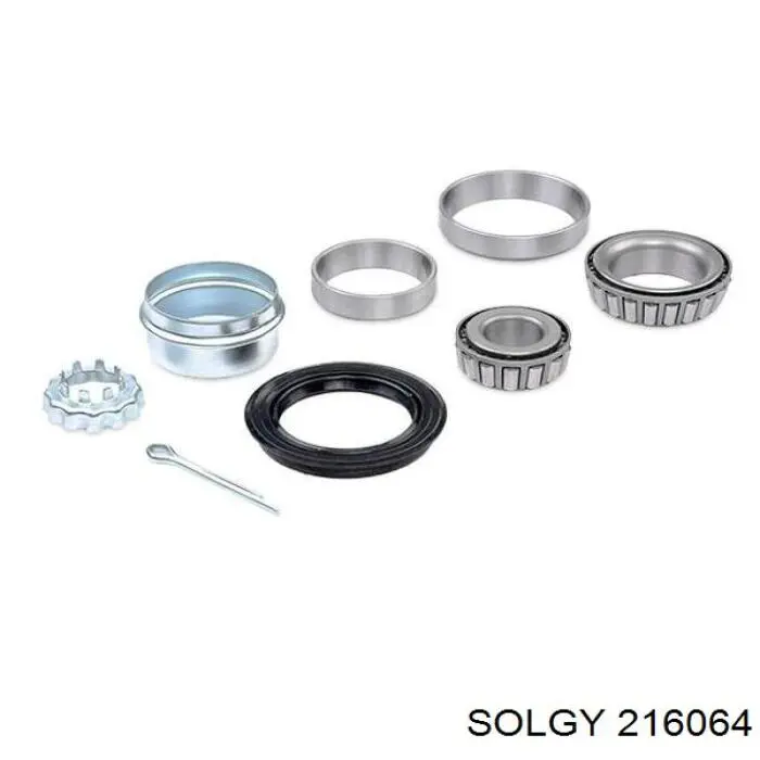 Cojinete de rueda trasero Volkswagen Jetta 2 19E, 1G2, 165, 167