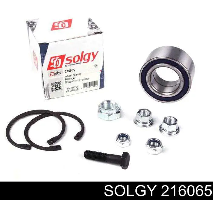 216065 Solgy cojinete de rueda delantero