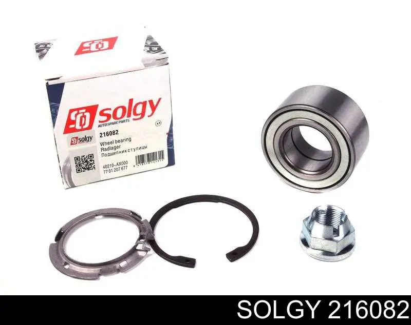 216082 Solgy cojinete de rueda delantero