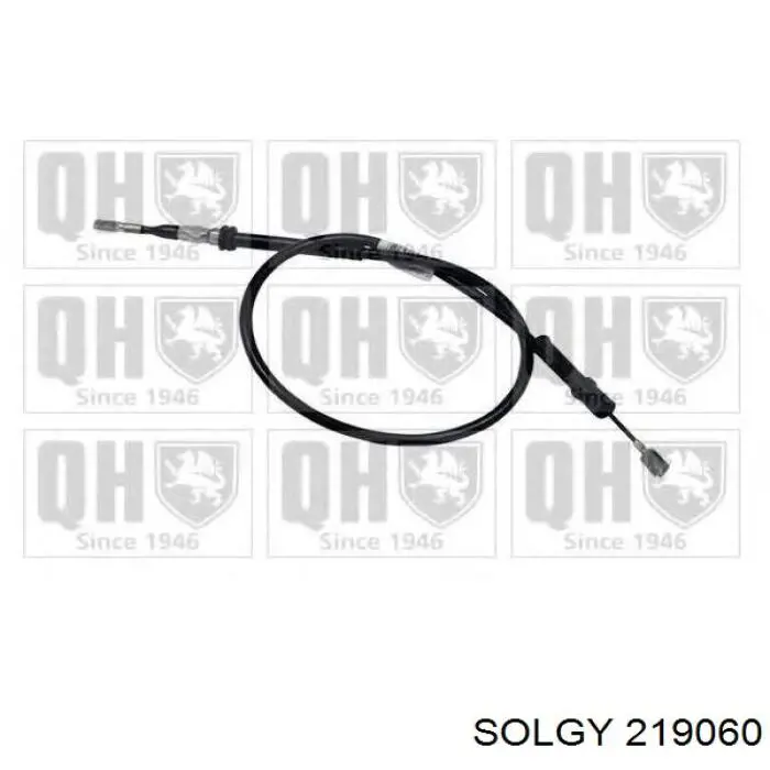 219060 Solgy cable de freno de mano trasero derecho/izquierdo