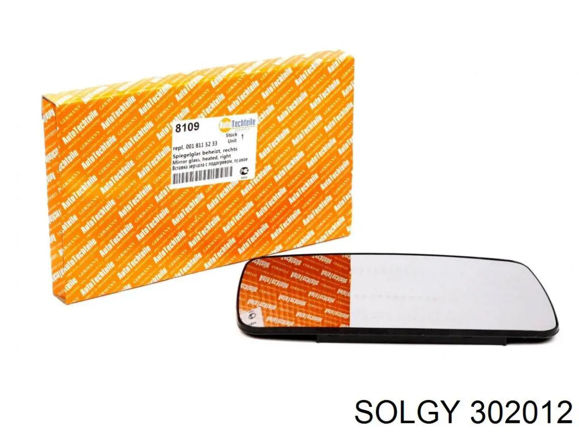 302012 Solgy cristal de espejo retrovisor exterior izquierdo