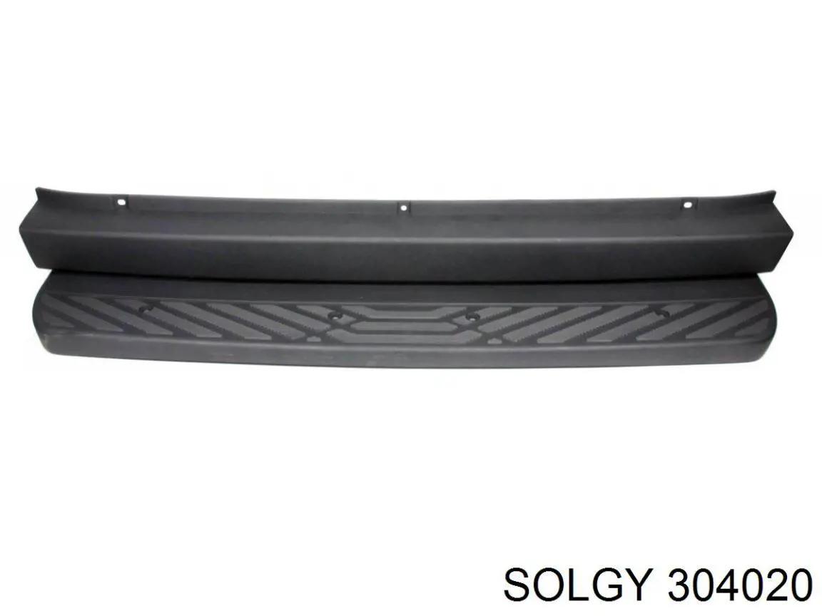304020 Solgy reflector, parachoques trasero, izquierdo
