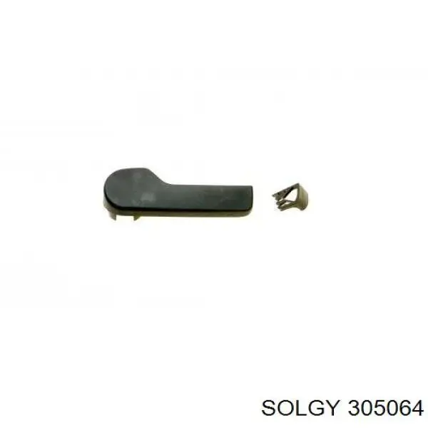 Moldura de manija interior de puerta delantera derecha 7H0867180F9B9 VAG