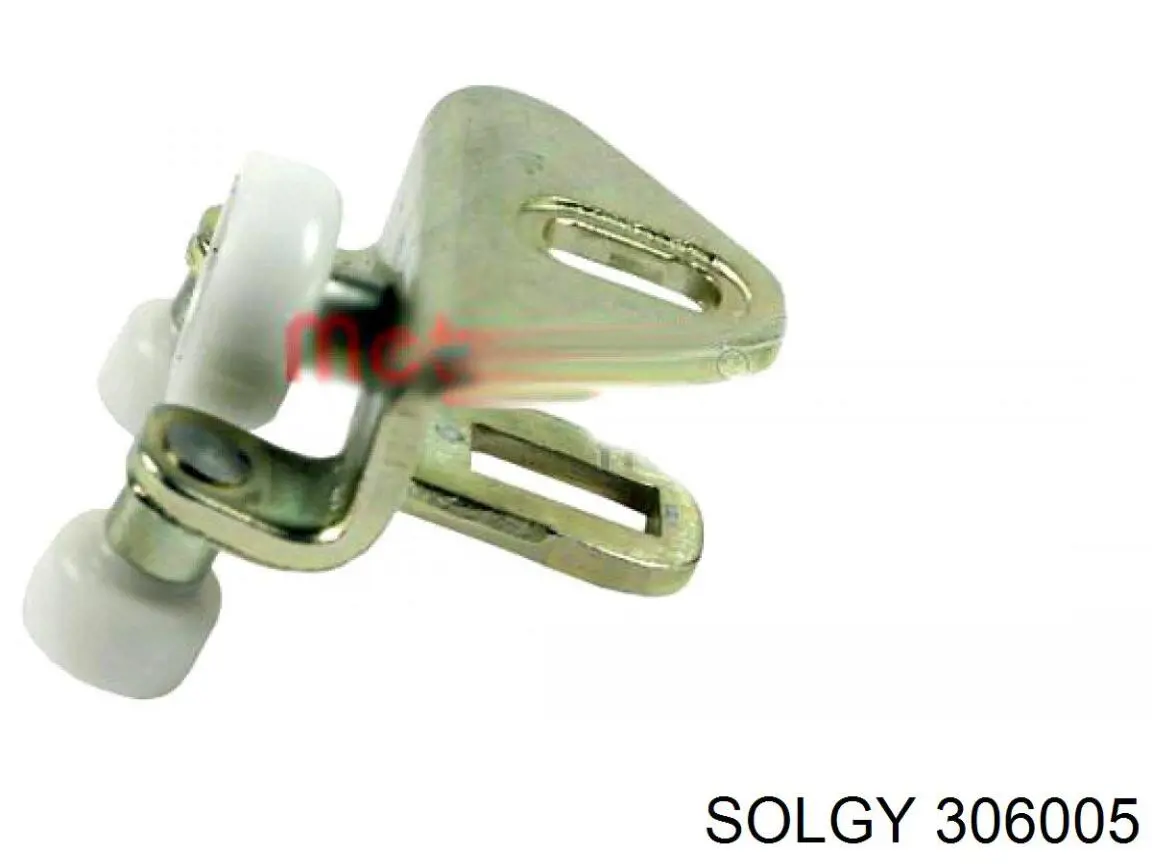 306005 Solgy guía rodillo, puerta corrediza, derecho central