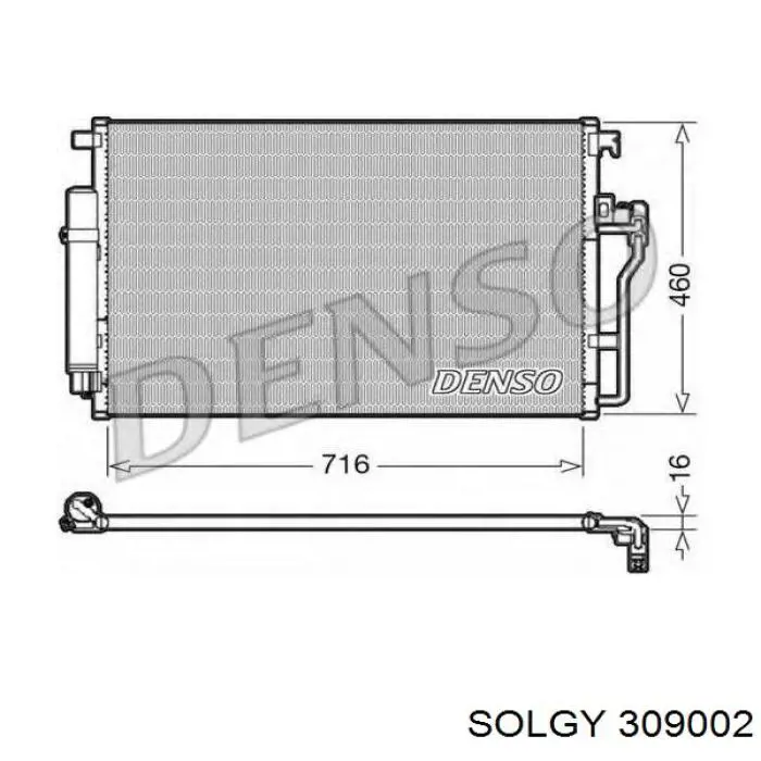 309002 Solgy condensador aire acondicionado