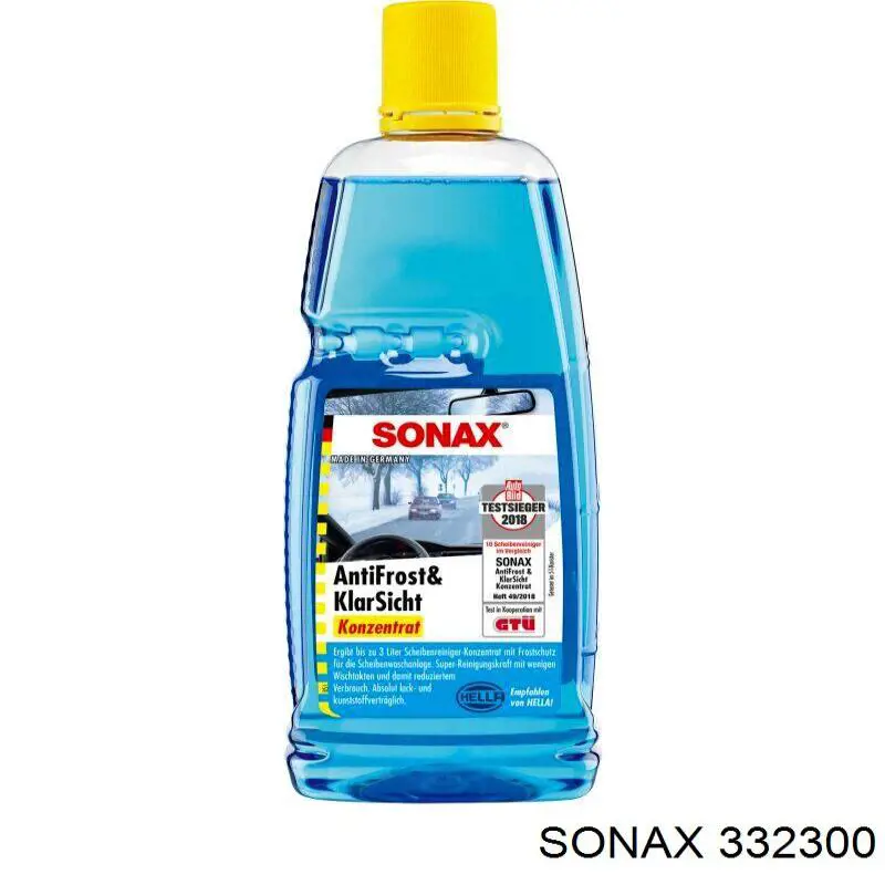 332300 Sonax líquido limpiaparabrisas, 1l