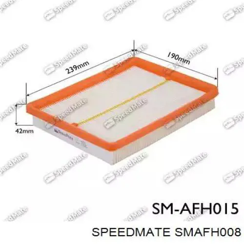 SMAFH008 Speedmate filtro de aire