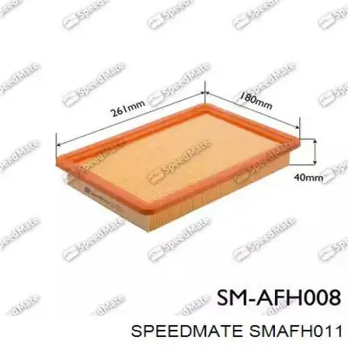 SM-AFH011 Speedmate filtro de aire