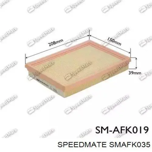 El filtro de aire Speedmate SMAFK035 precio, desde 5,45 EUR