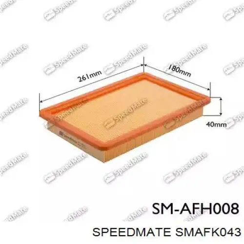 SM-AFK043 Speedmate filtro de aire